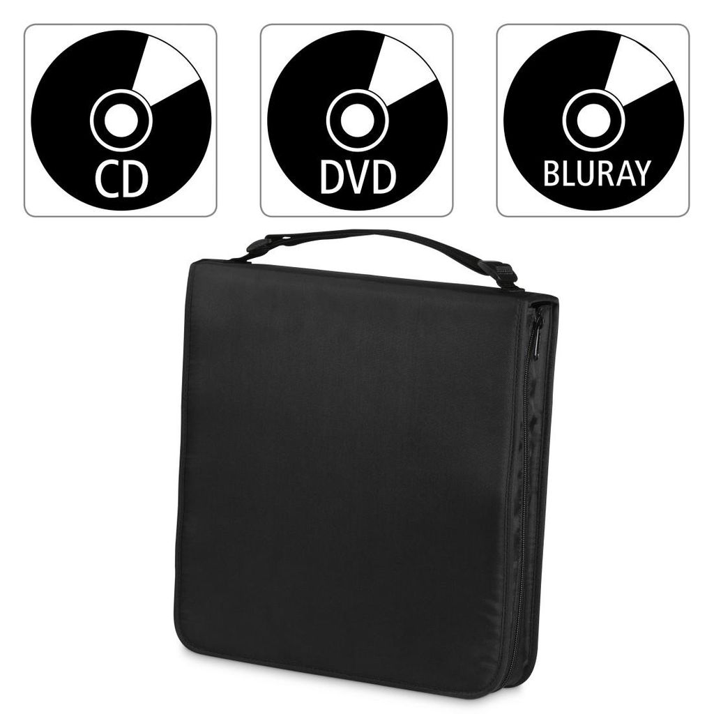 HAMA CD/DVD/Blu-ray denarnica 160, črna
