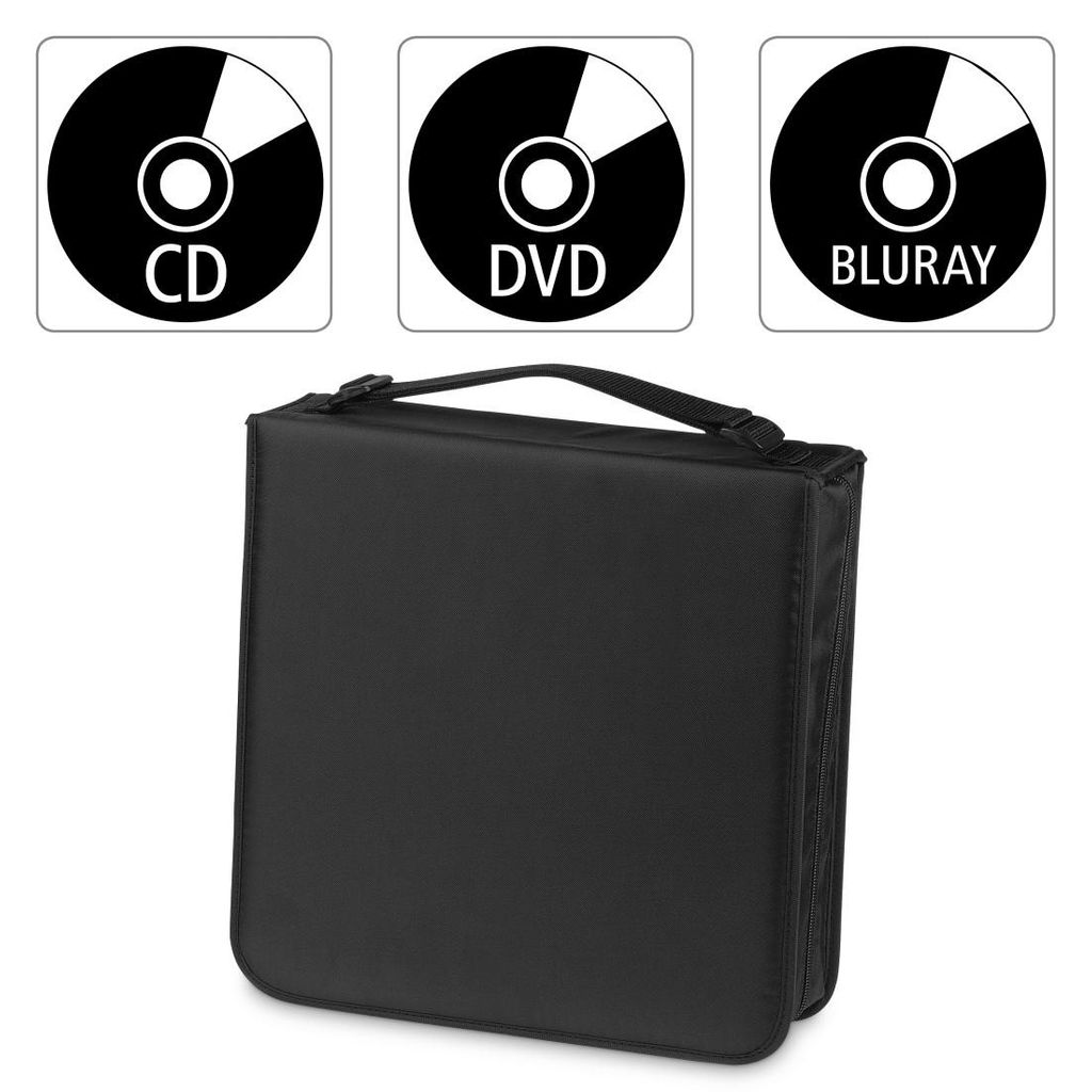 HAMA CD/DVD/Blu-ray denarnica 208, črna