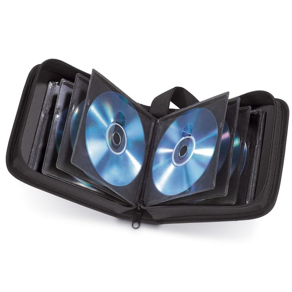 HAMA CD/DVD/Blu-ray denarnica 20, črna
