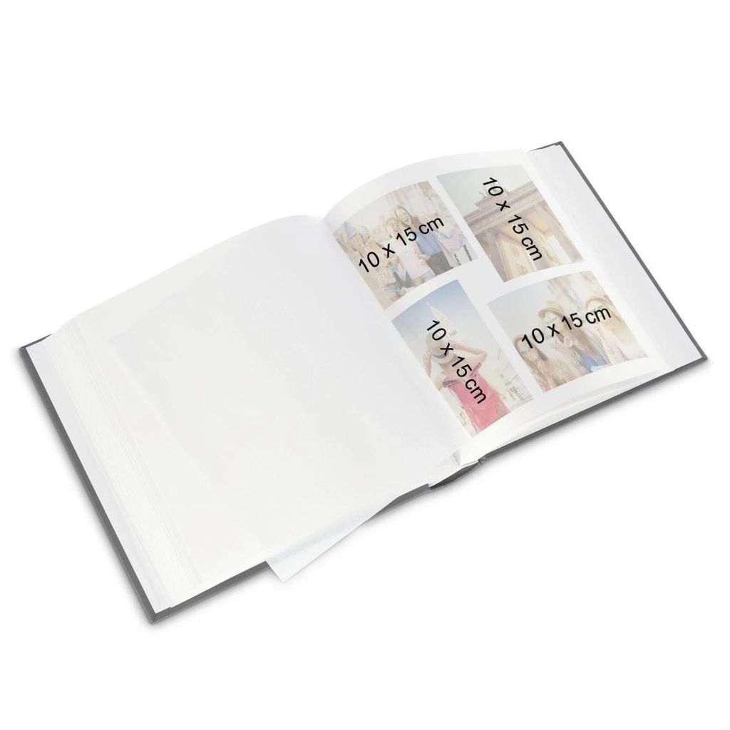 HAMA "Fine Art" Jumbo album, 30x30 cm, 80 belih strani, siva