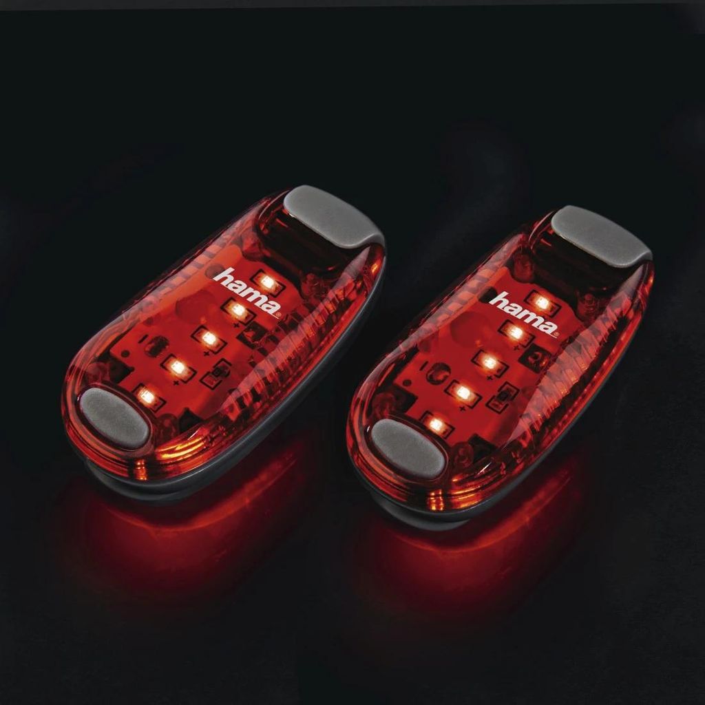 HAMA LED varnostne svetilke, rdeče, komplet 2