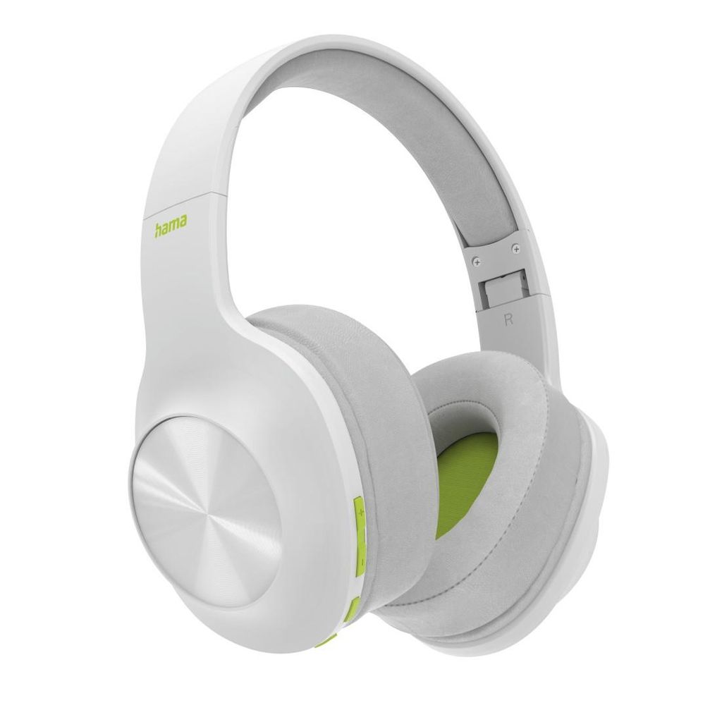 HAMA "Spirit Calypso" slušalke Bluetooth®, za ušesa, s poudarjenimi basi, zložljive, bele