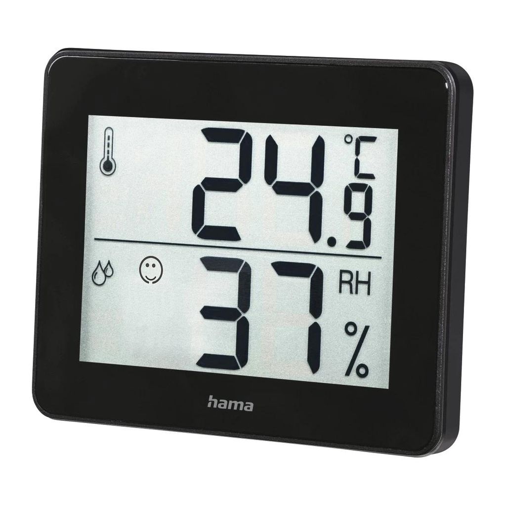 HAMA "TH-130" Termometer / higrometer, črn