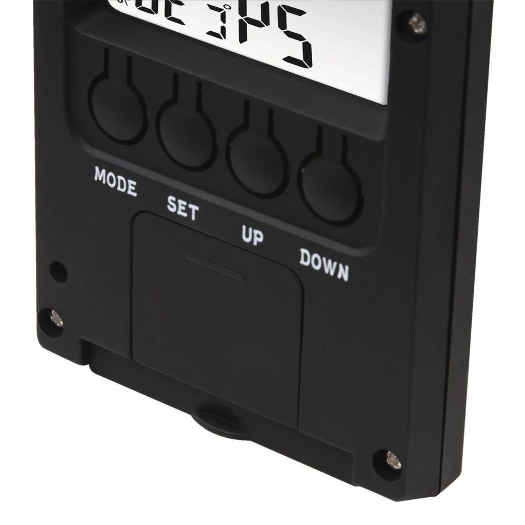HAMA "TH-140" Termometer/higrometer, z vremenskim indikatorjem, črn