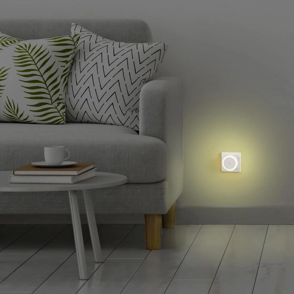 HAMA "Touch Switch" LED nočna lučka za vtičnico, stikalo na dotik, topla svetloba