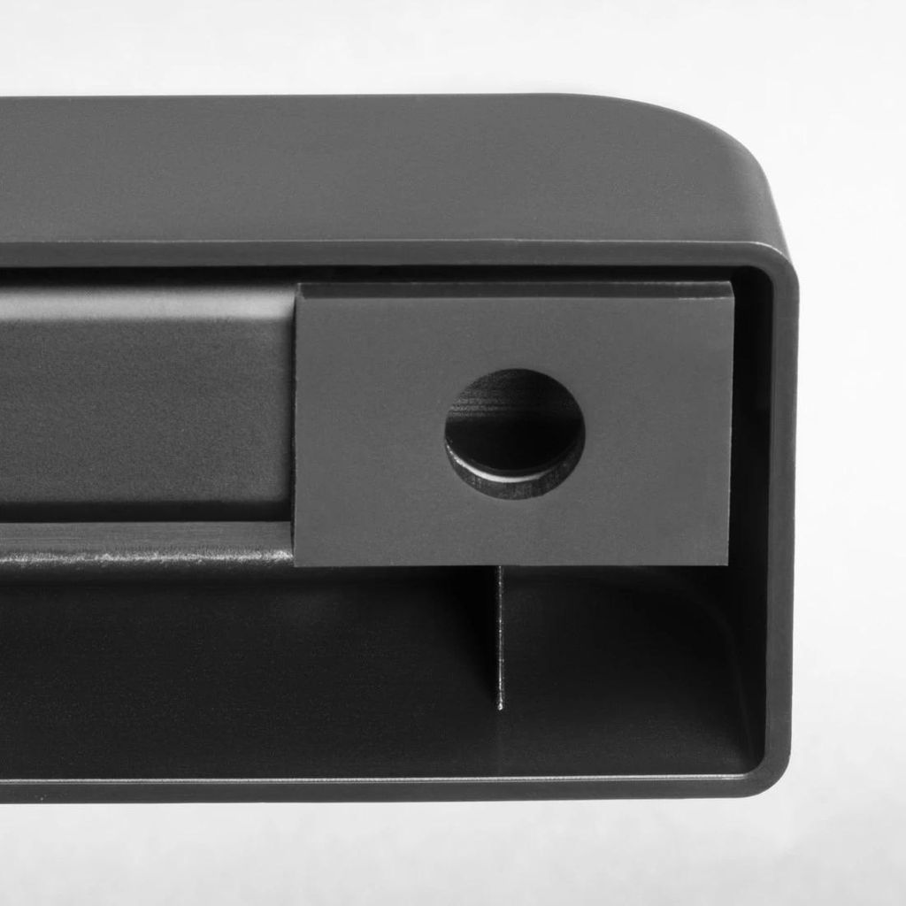 HAMA Višinsko nastavljiva namizna polica, 80 x 40 cm, črn