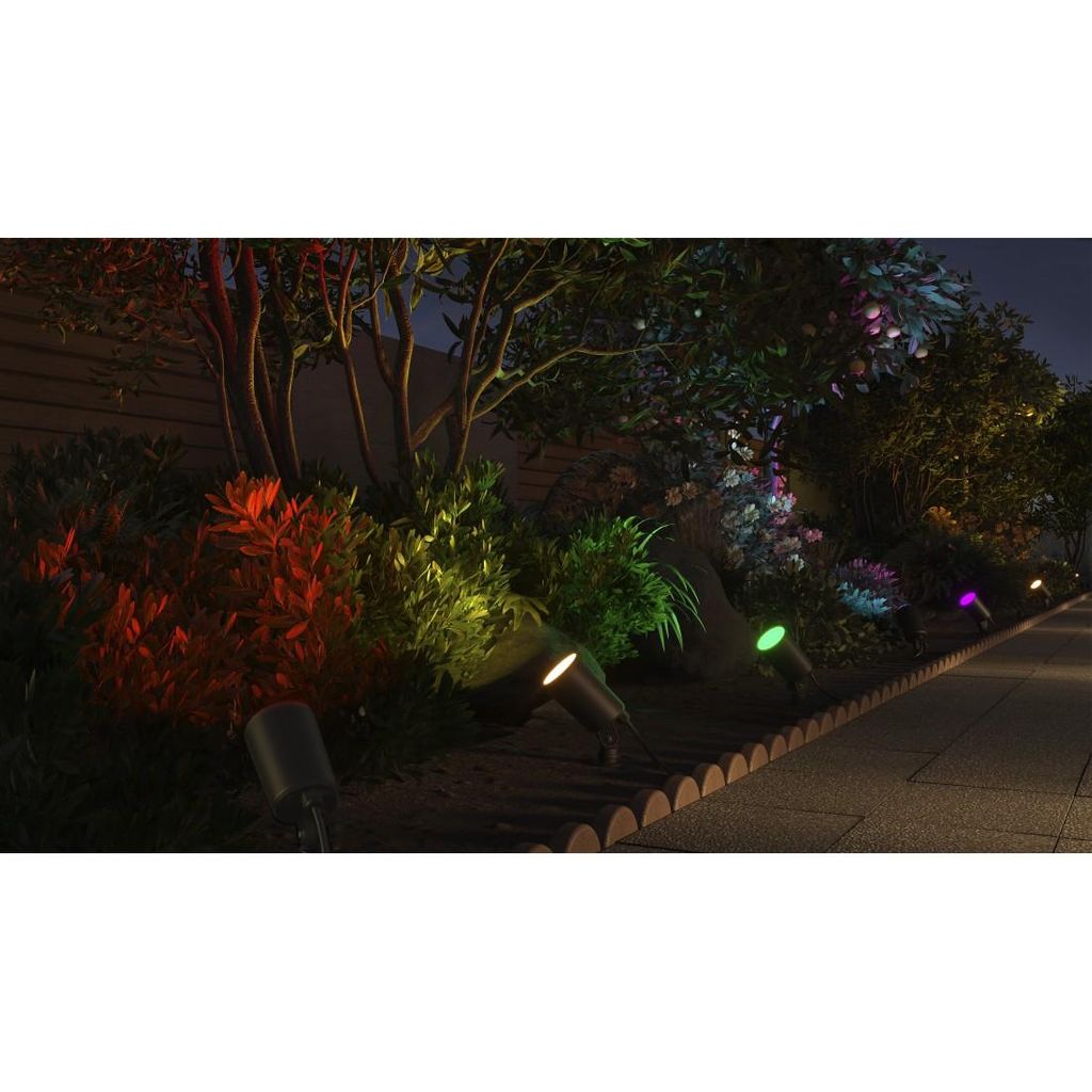 HAMA WLAN vrtna luč, vrtni reflektor + zemeljski trn, vodoodporna, barvna, D