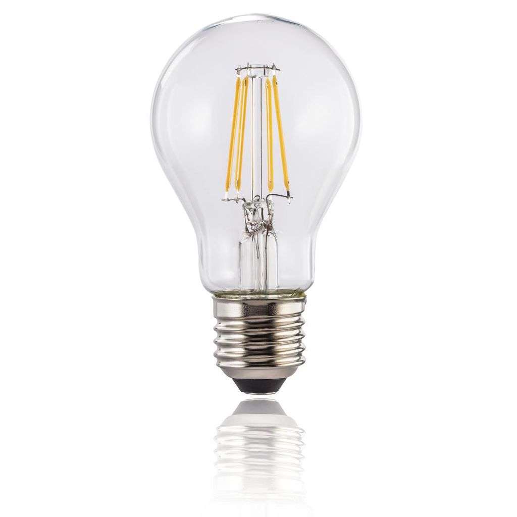 HAMA XAVAX LED žarnica, E27, 806 lm Nadomesti 60W, žarilna nitka. Žarnica, topla bela, kl., 2 kosa