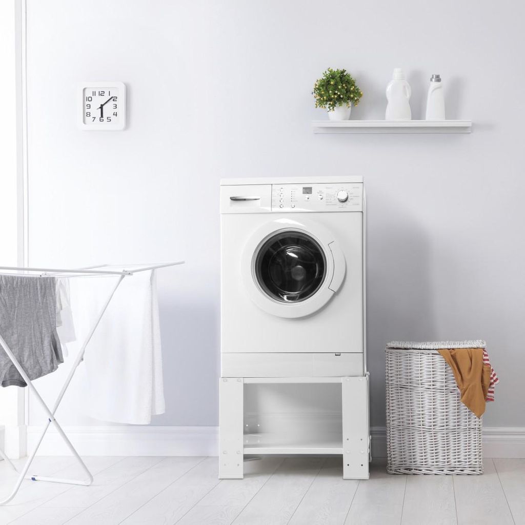HAMA XAVAX Podstavek za pralni stroj 60x60 cm s polico, višina 40 cm, zmogljivost 150 kg