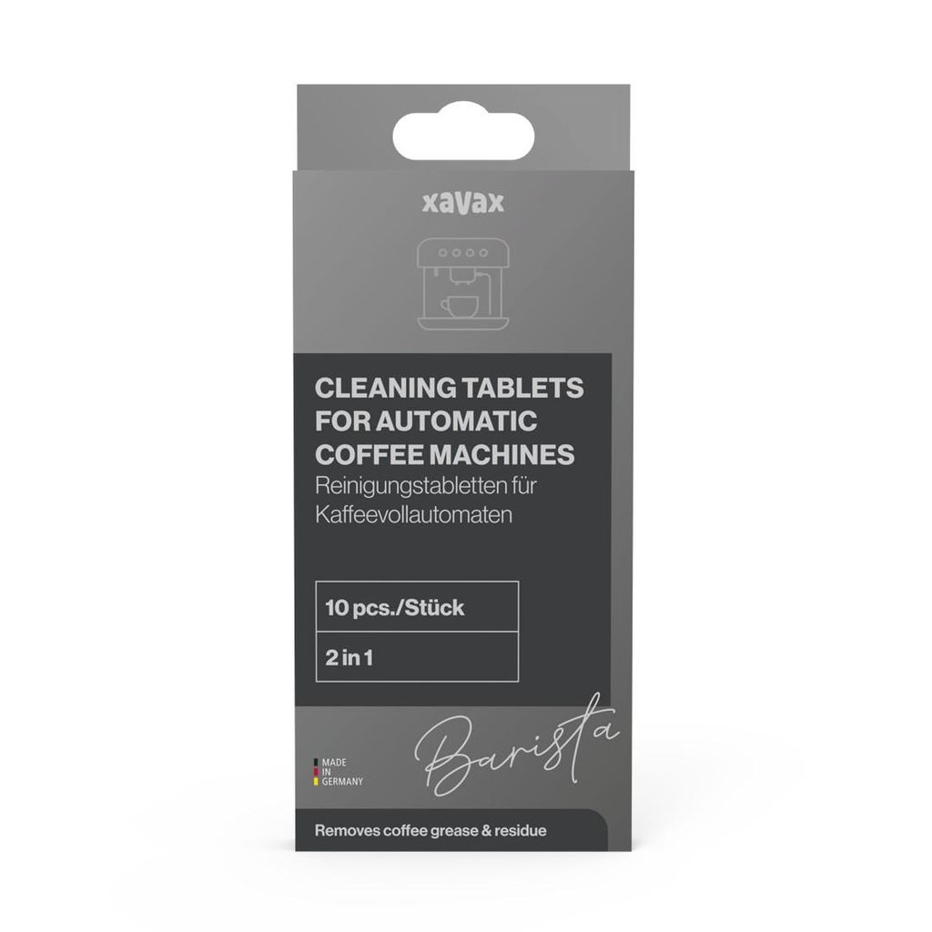 HAMA XAVAX Tablete za čiščenje kavnih aparatov, univerzalni odstranjevalec maščobe iz kavnih aparatov, 10 tabs