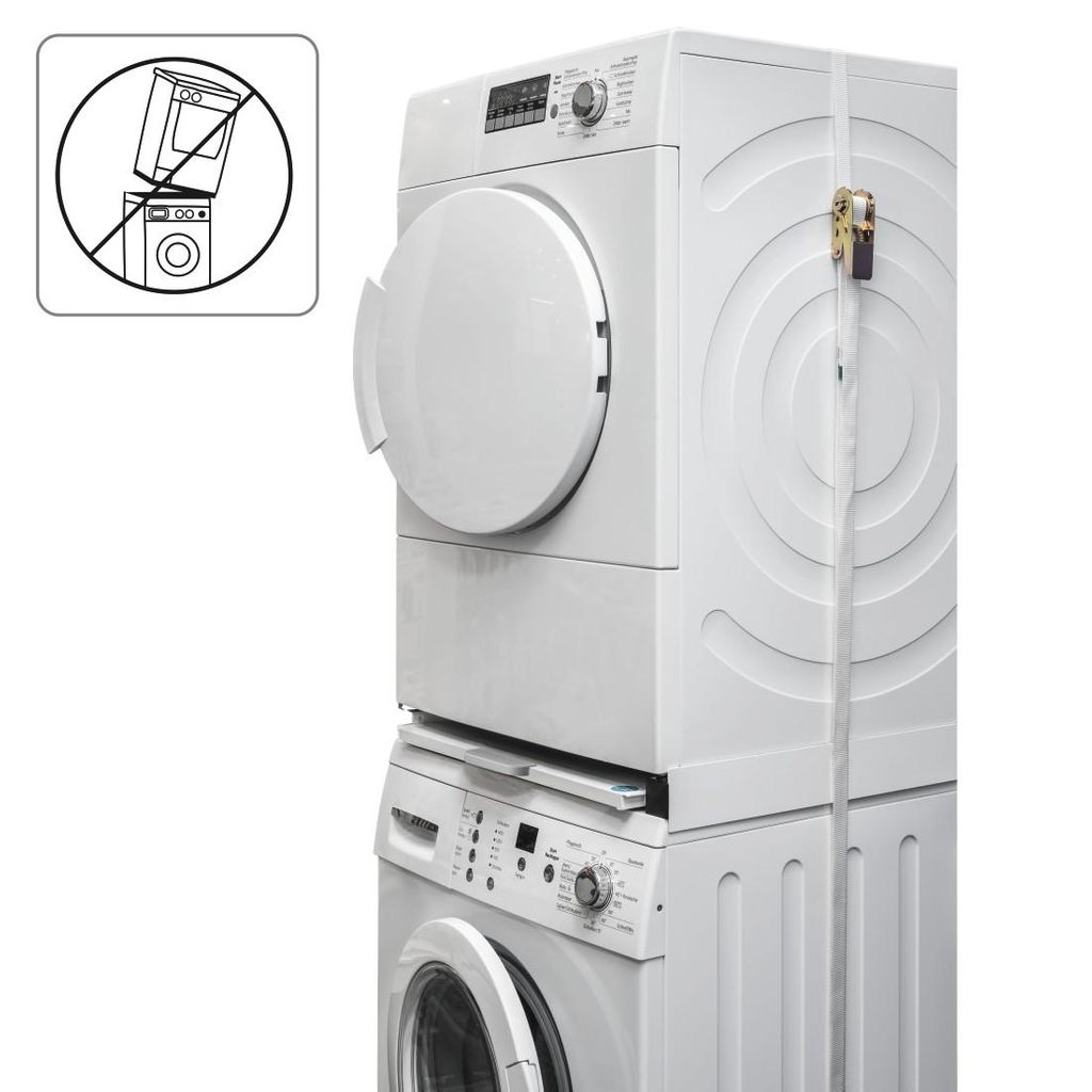 HAMA XAVAX Vmesni okvir za pralni in sušilni stroj, z izvlečno polico