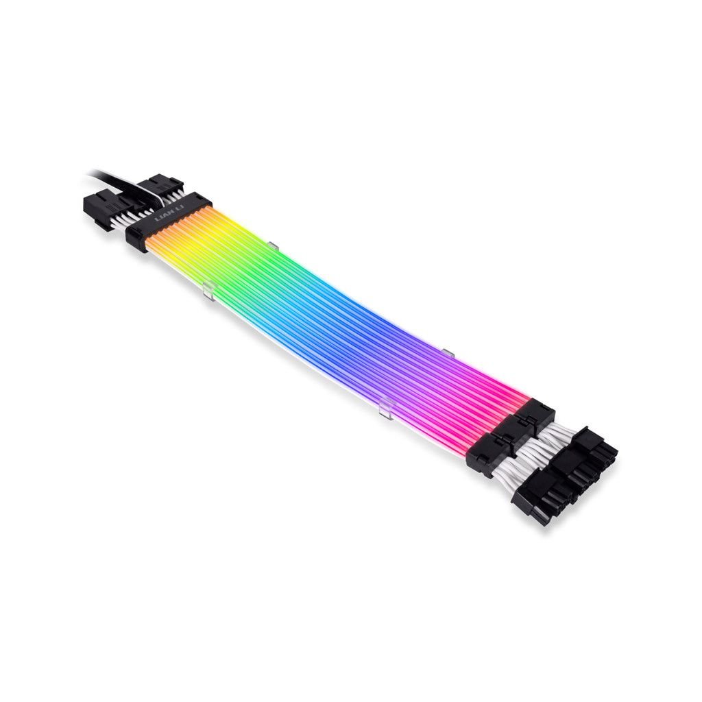 LIAN LI kabel  Strimer Plus V2 Triple 8-Pin RGB PCIe, za grafično kartico, 30 cm