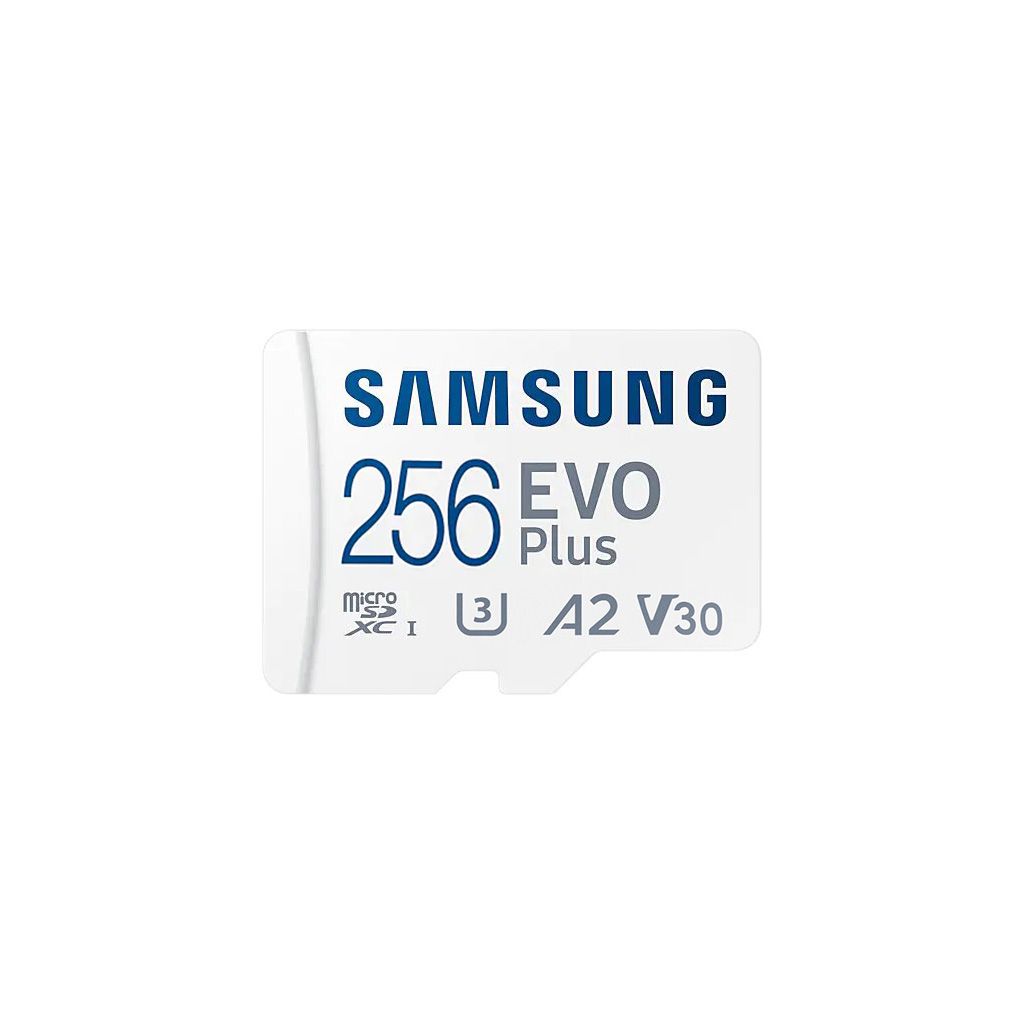 SAMSUNG Spominska kartica EVO Plus, micro SDXC, 256GB, z SD adapterjem