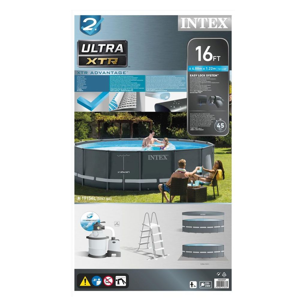 INTEX Ultra bazen z okvirjem 488 x 122cm (26326NP)