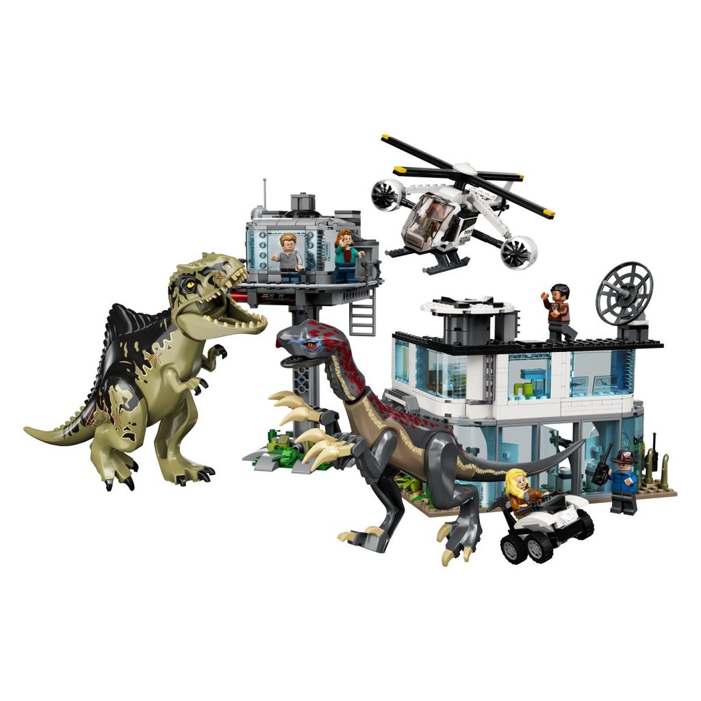 LEGO® Jurassic World Napad gigantozavra in terizinozavra - 76949