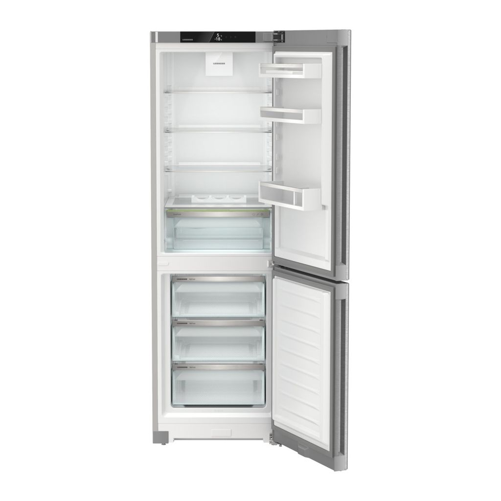 LIEBHERR Kombinirani hladilnik z zamrzovalnikom spodaj KGNsd 52Vc03 - srebrn