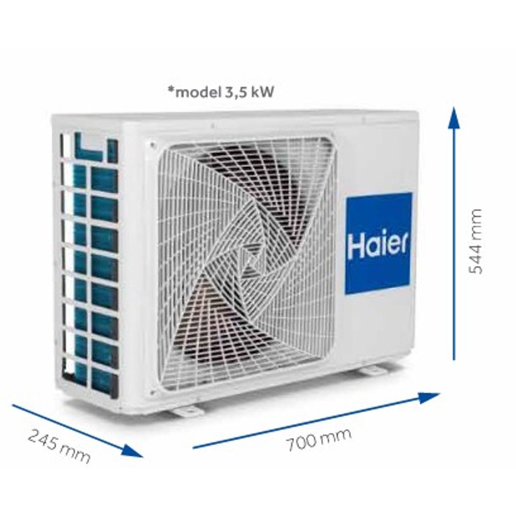 HAIER Revive klimatska naprava inverter R-32 1U35YERFRA ( zunanja) + AS35RHBHRA (notranja) 3,2 kW + Wi-Fi