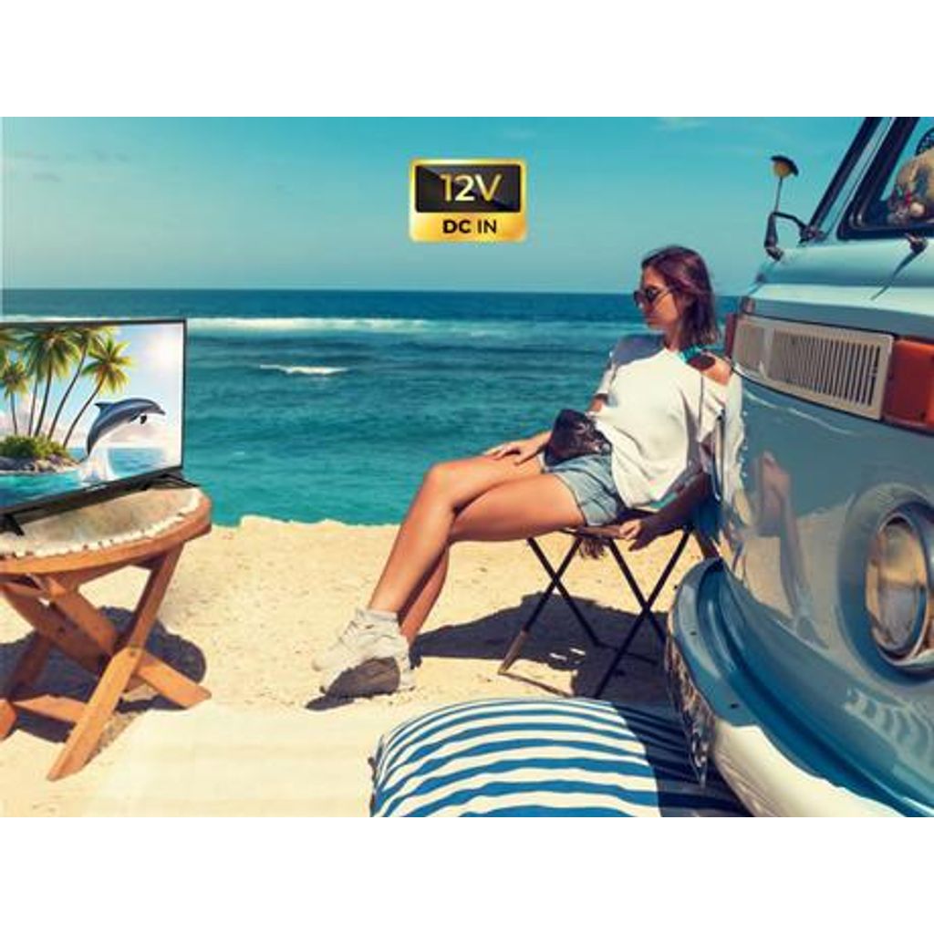 MANTA LED TV 24LHN124D, 61cm (24"), HD+, 220V+12V napajanje, Dolby Digital+, STEREO 5.1, DVB-C/T2/HEVC, Hotel Mode, HDMI, 2x USB, CI+
