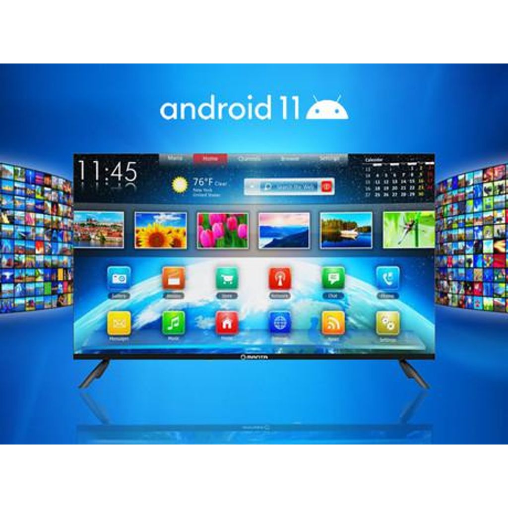 MANTA LED TV 40LFA123E, 101cm (40"), Full HD, Android, WiFi, Dolby Digital+, STEREO 5.1, DVB-C/T/T2/S/S2, Hotel Mode, 3x HDMI, 2x USB, 1x CI+, Frameless oblika