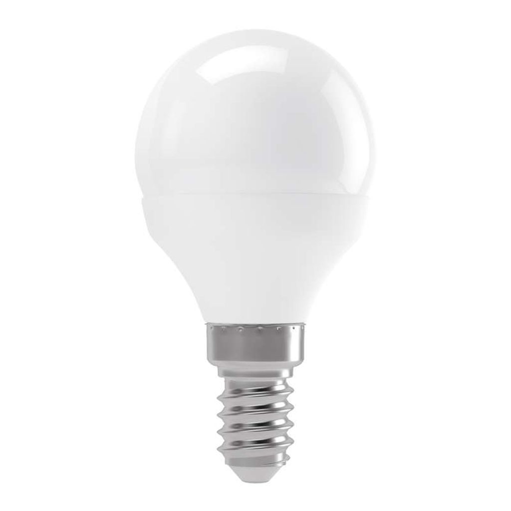 EMOS LED žarnica classic mini globe 4W, E14, nevtralna bela, ZQ1211