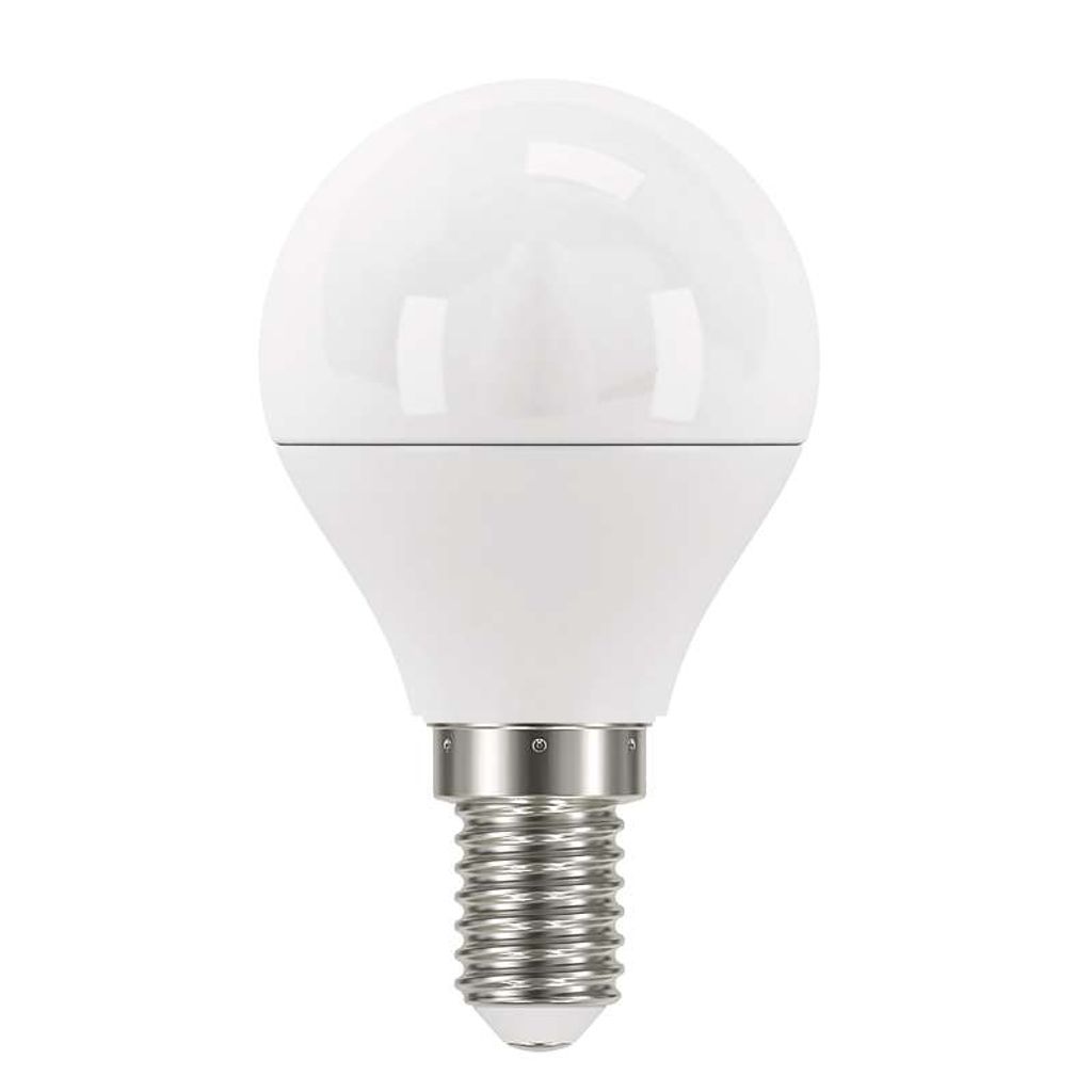 EMOS LED žarnica classic mini globe 6W, E14, nevtralna bela ZQ1221