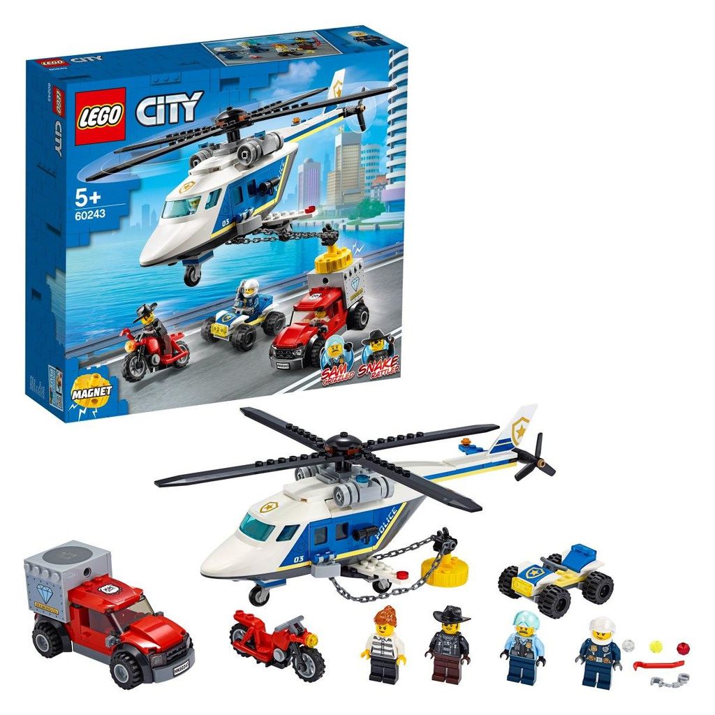 LEGO® CITY Pregon s policijskim helikopterjem - 60243