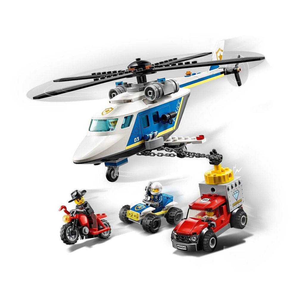 LEGO® CITY Pregon s policijskim helikopterjem - 60243