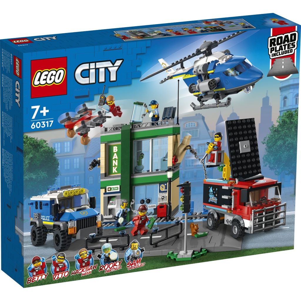 LEGO City Police Policijski pregon v banki - 60317