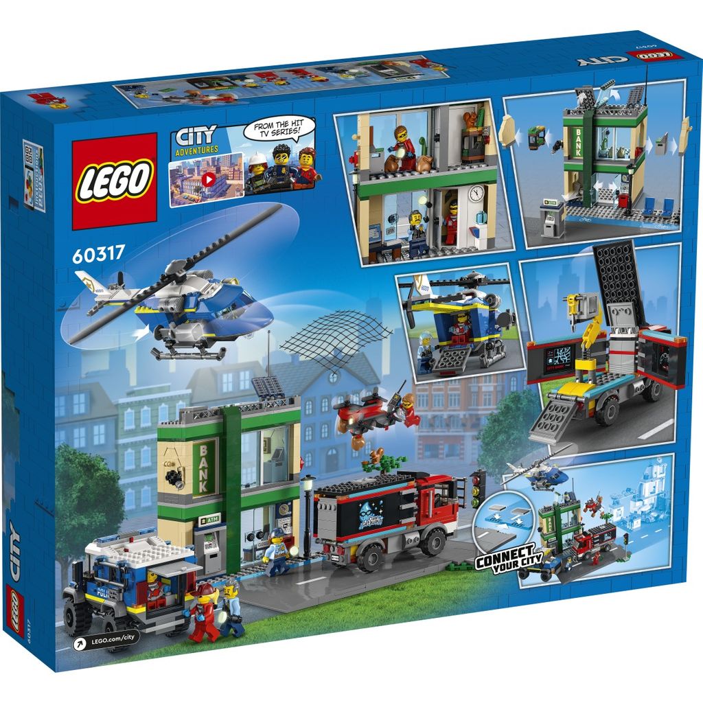 LEGO City Police Policijski pregon v banki - 60317