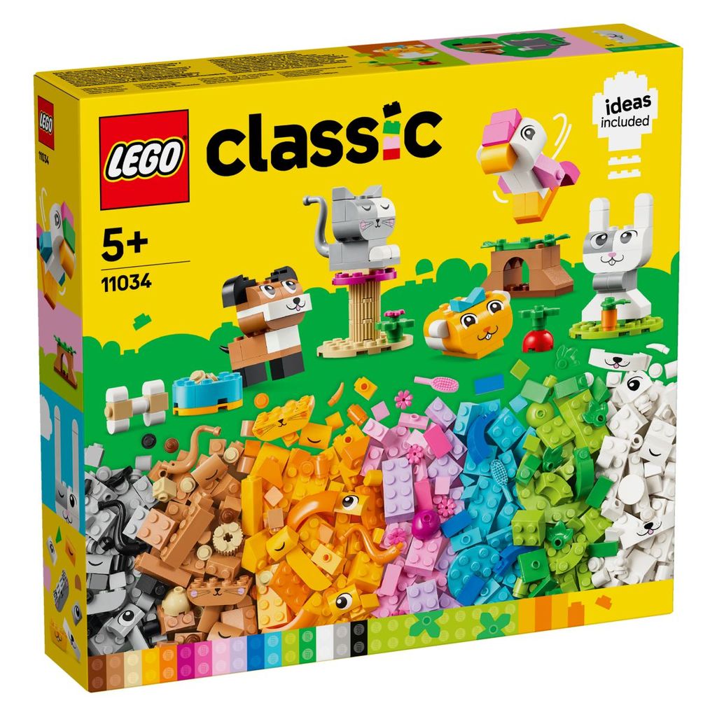 LEGO CLASSIC 11034 Ustvarjalni ljubljenčki