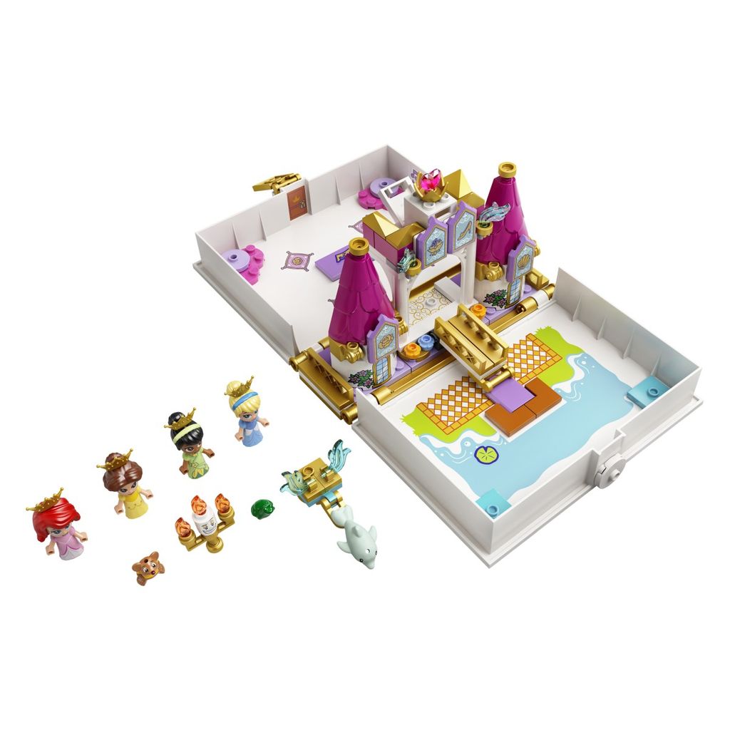 LEGO Disney Princess Dogodivščina s knjigo pripovedk o Arieli, Belle, Pepelki in Tiani - 43193
