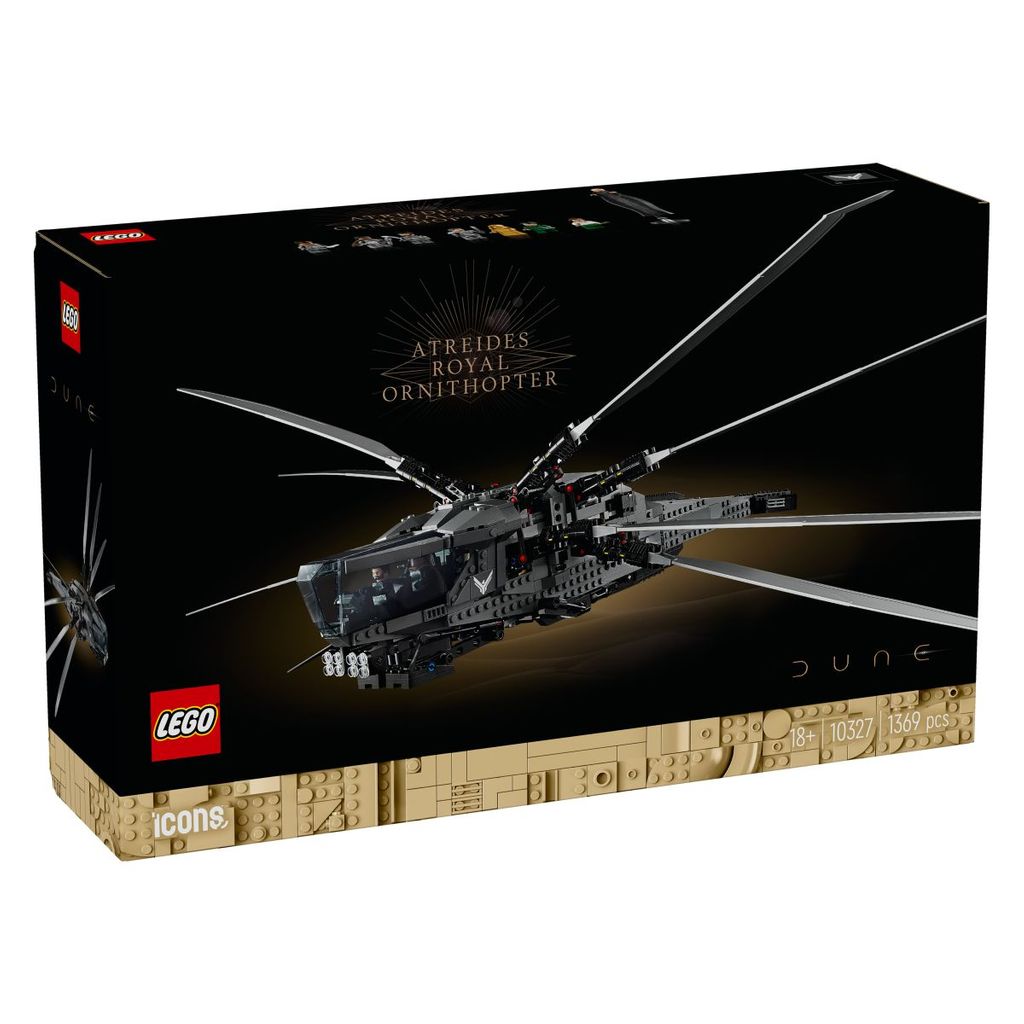 LEGO® ICONS 10327 Dune: Peščeni planet - Atreides Royal Ornithopter