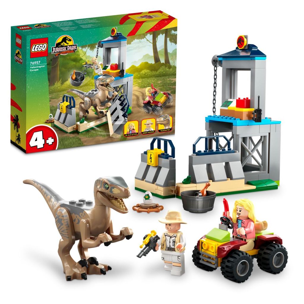 LEGO® JURASSIC WORLD Jurski park: Pobeg velociraptorja - 76957