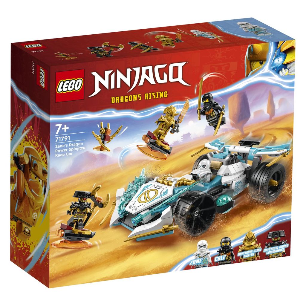 LEGO® NINJAGO® Zanov zmajski mogočni Spinjitzu dirkalni avto - 71791