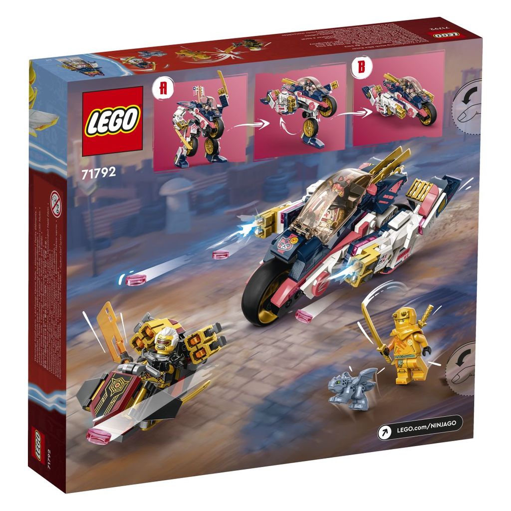LEGO® NINJAGO® Sorin transformersko-robotski dirkalni motor - 71792