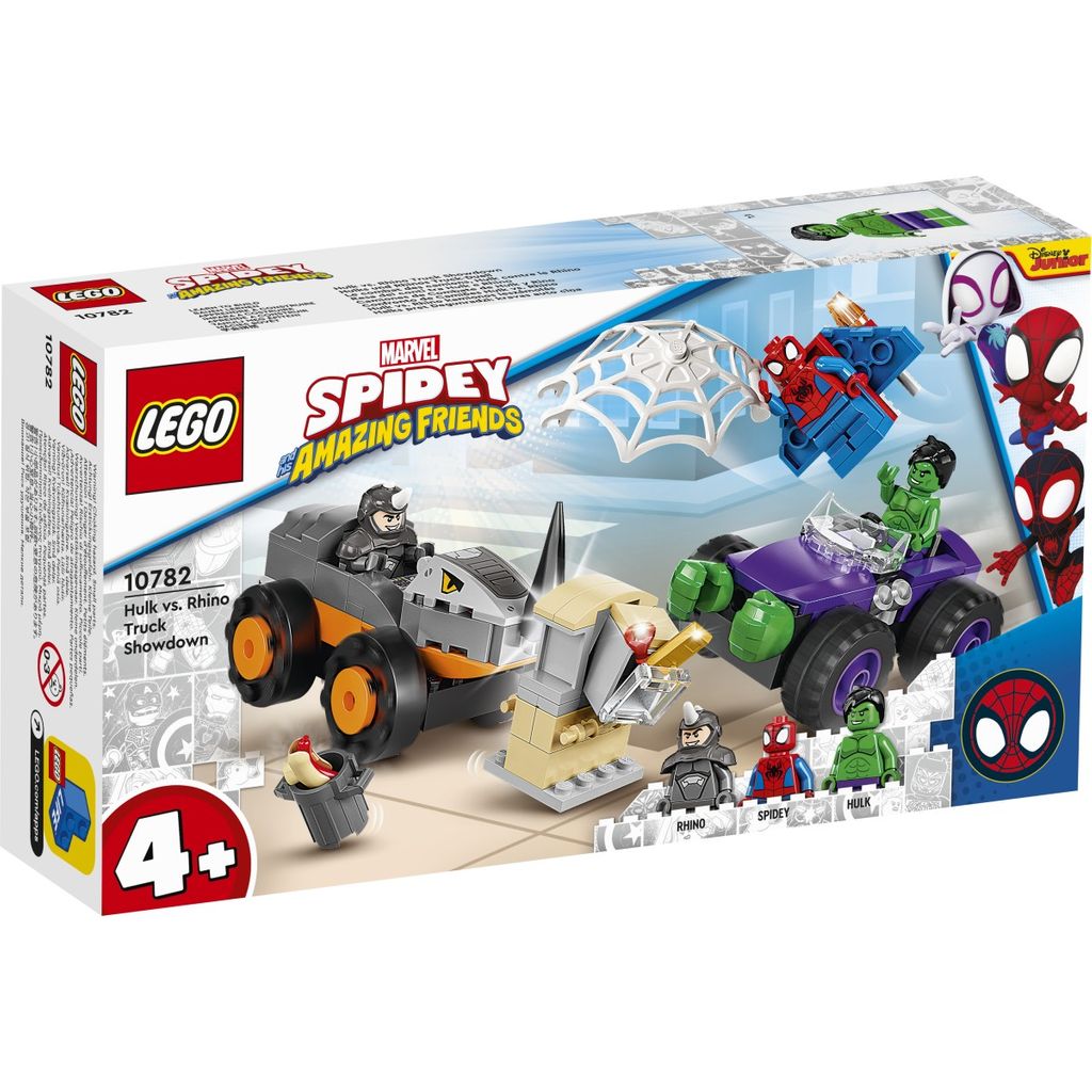 LEGO® Spidey Spopad Hulka in Rhina v pošastnih tovarn (10782)