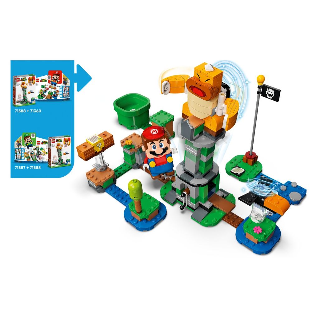 LEGO Super Mario Razširitveni komplet z bosem Sumo Bro in rušilnim stolpom - 71388