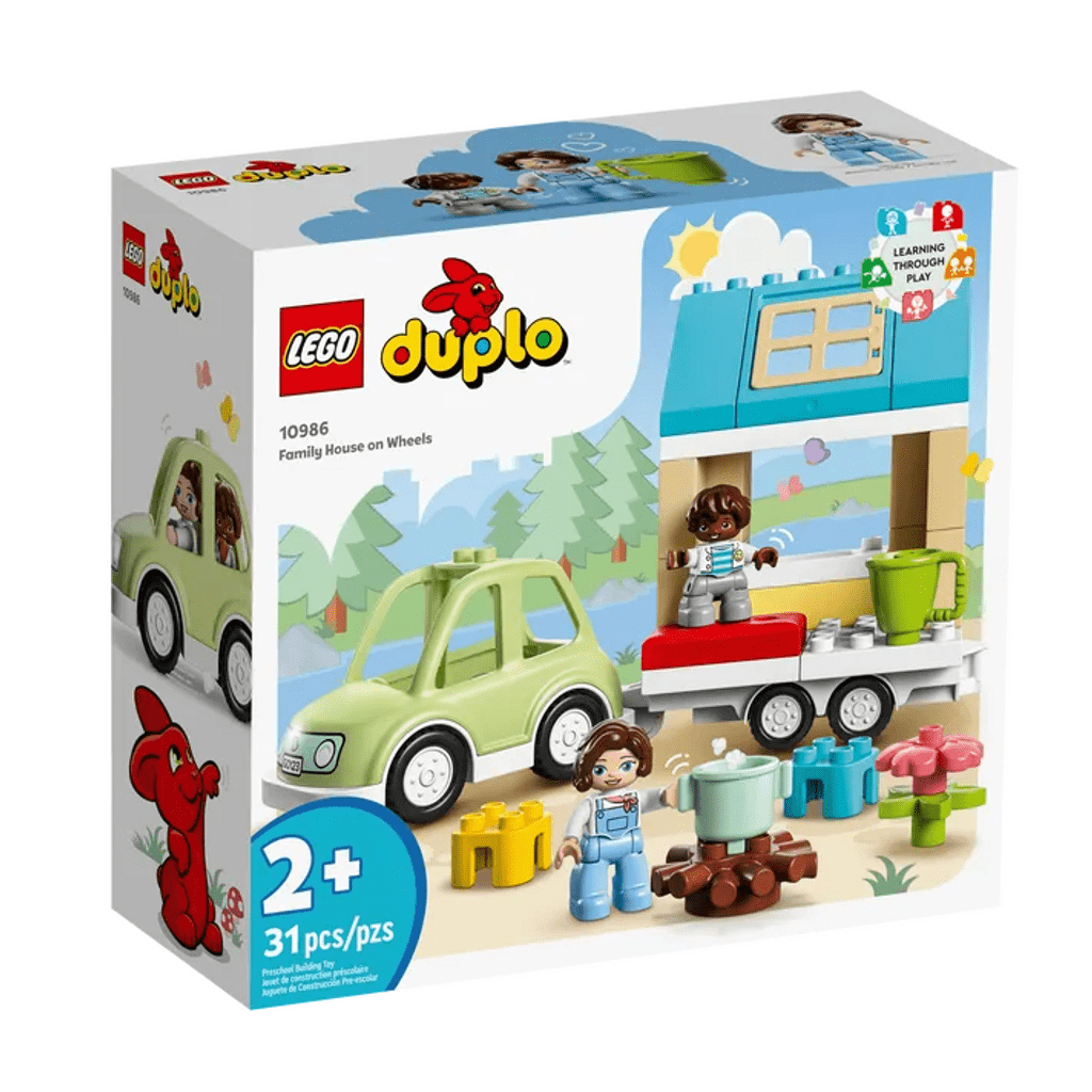 LEGO DUPLO družinska hiša na kolesih (10986)