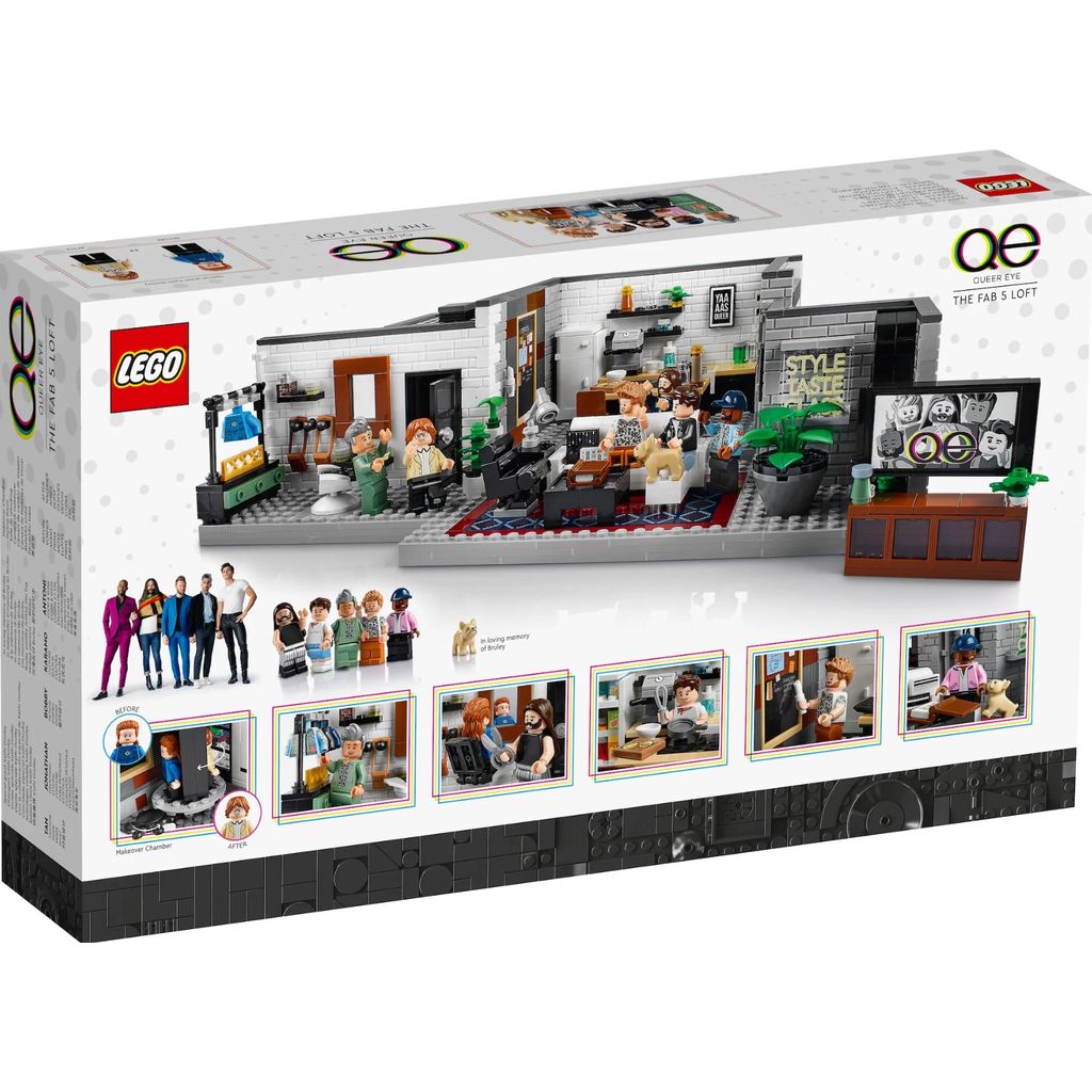 LEGO® Icons Queer Eye – Podstrešno stanovanje The Fab 5 (10291)