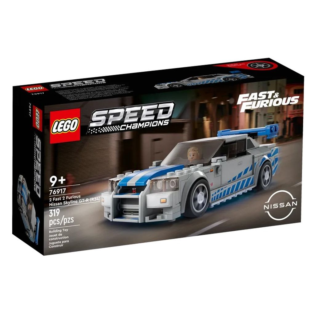 LEGO speed champions 2 Fast 2 Furious Nissan Skyline GT-R (R34) 76917 