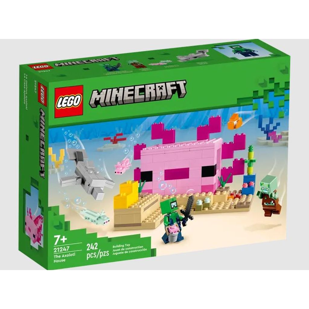 LEGO MINECRAFT 21247 Hiša axolotl
