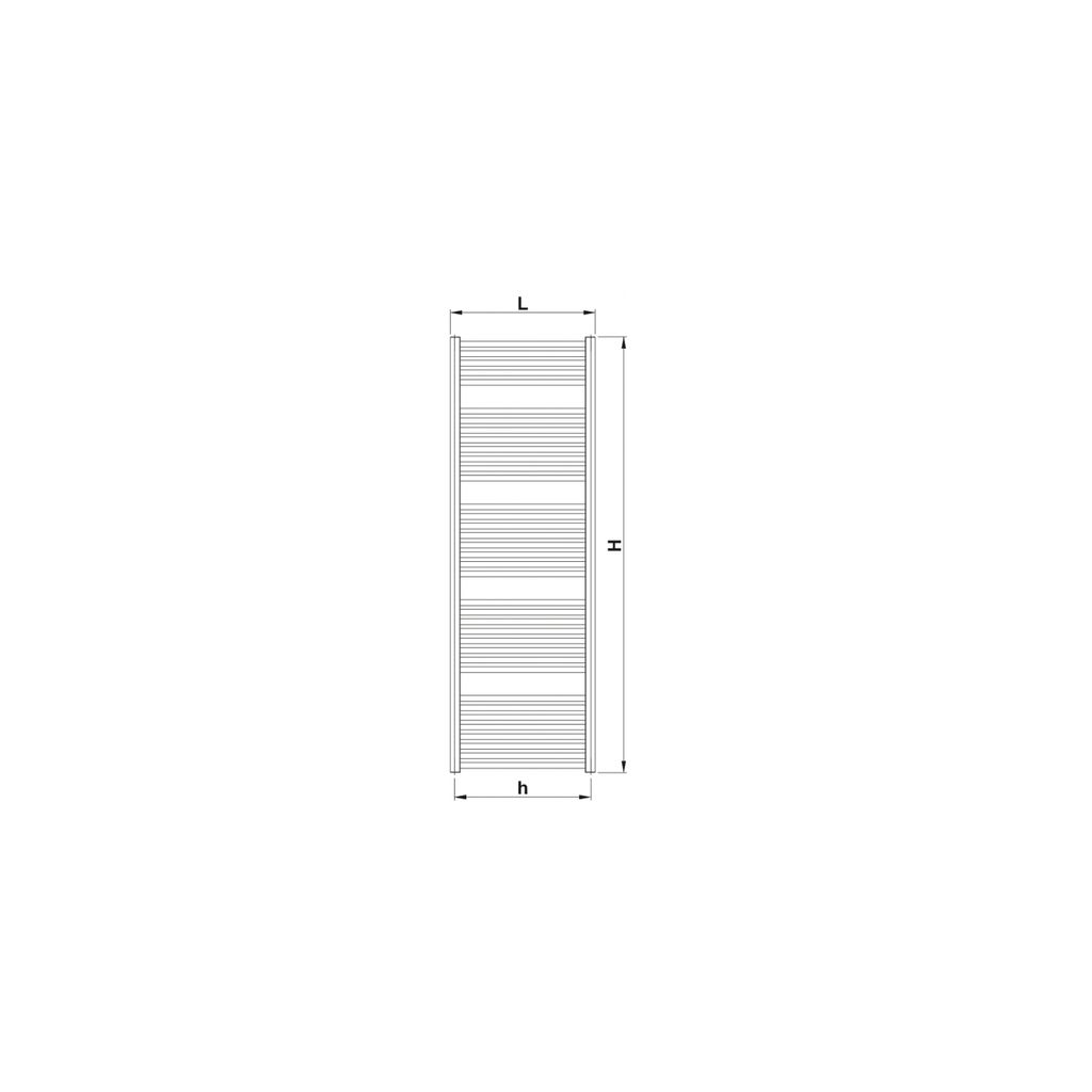 KORADO kopalniški radiator LINEAR COMFORT, višina: 700 mm, širina: 600 mm