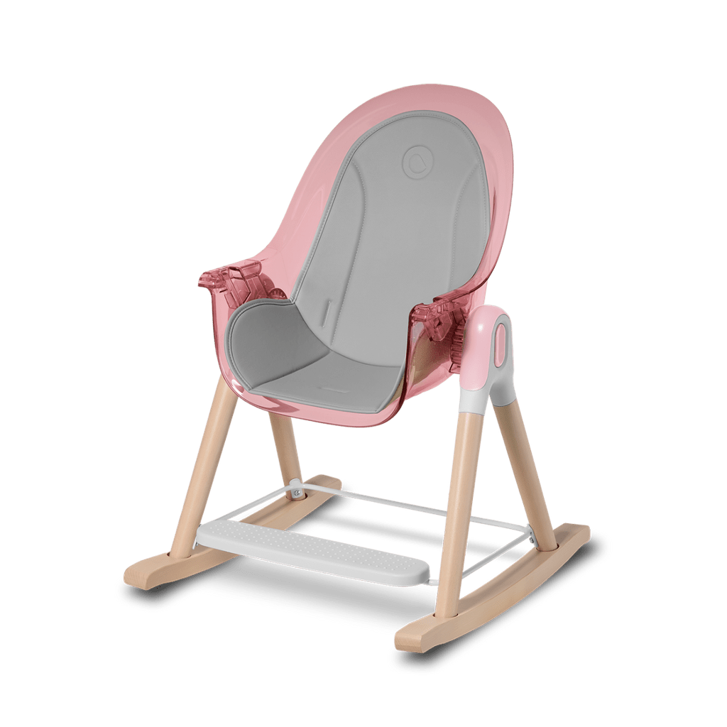 LIONELO stolček za hranjenje 2v1 MAYA - roza