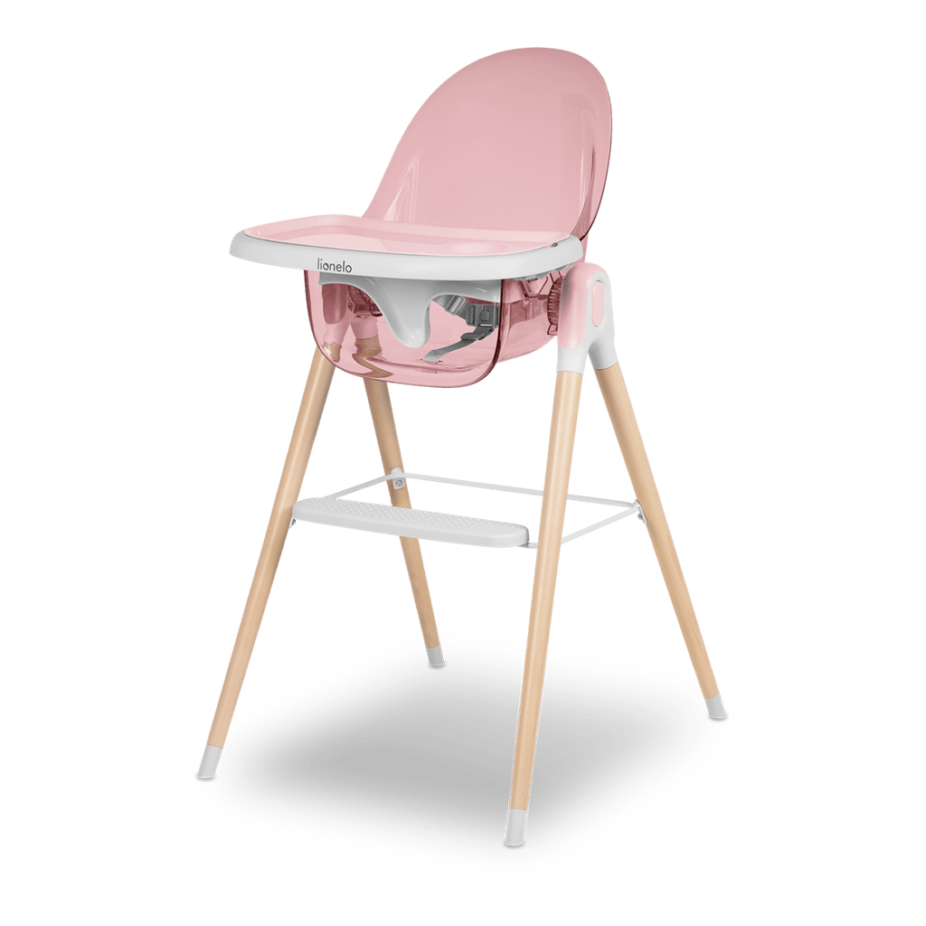 LIONELO stolček za hranjenje 2v1 MAYA - roza