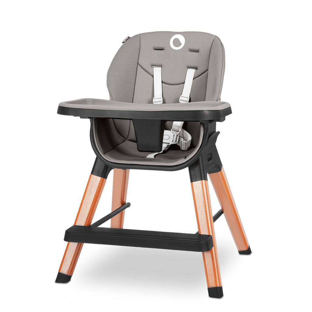 LIONELO stolček za hranjenje 4v1 Mona - črn