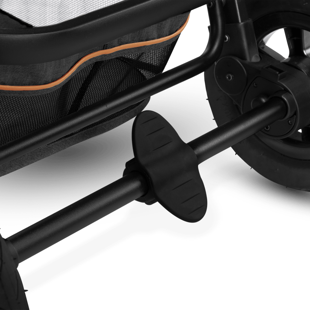 LIONELO voziček 3v1 AMBER - temno siv