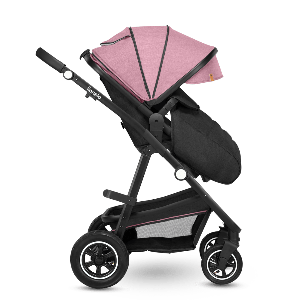 LIONELO voziček 3v1 AMBER - roza
