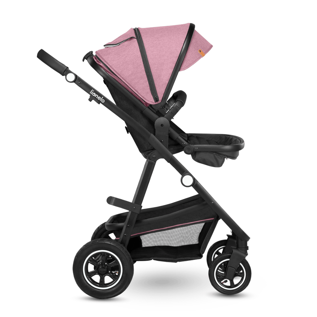 LIONELO voziček 3v1 AMBER - roza