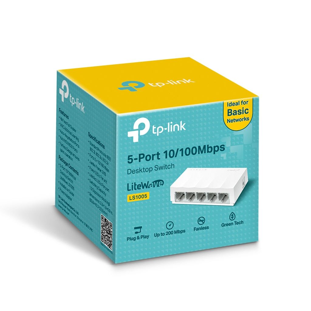 TP-LINK mrežno stikalo / switch 5 port 100Mbps LS1005 