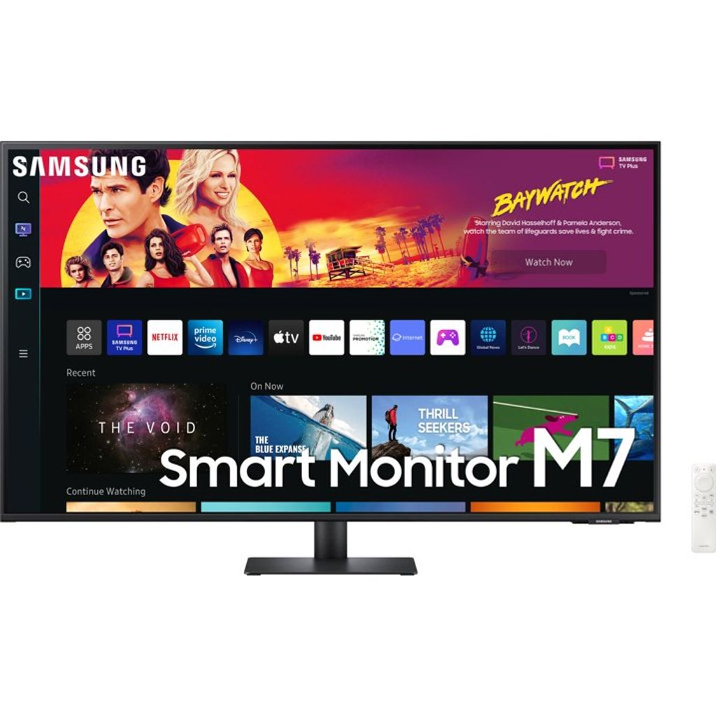 Samsung Monitor UHD Smart monitor M70B, 43", VA, 16:9, 3840X2160